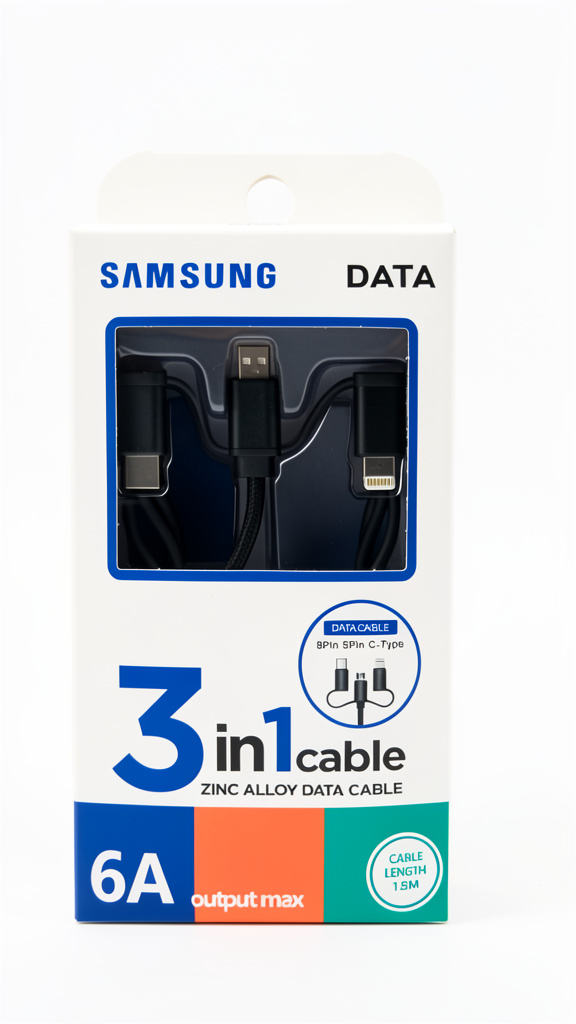 Cable 3 en 1