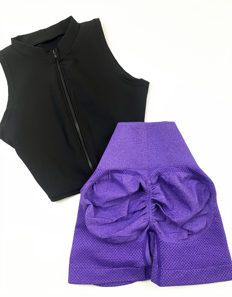 Top cremallera y short push