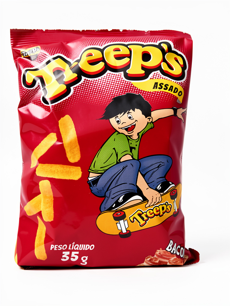 Salgadinho trepes de bacon