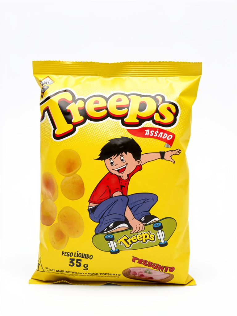 Salgadinho trepes de presunto