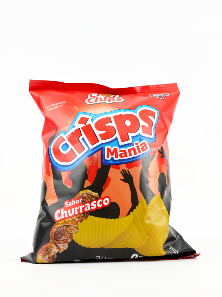 Batata Crisps de churrasco