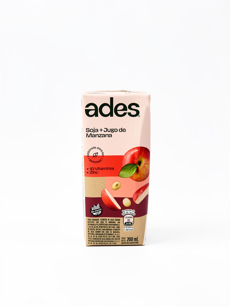 JUGO ADES SOJA+JUGO DE MANZANA 200ML