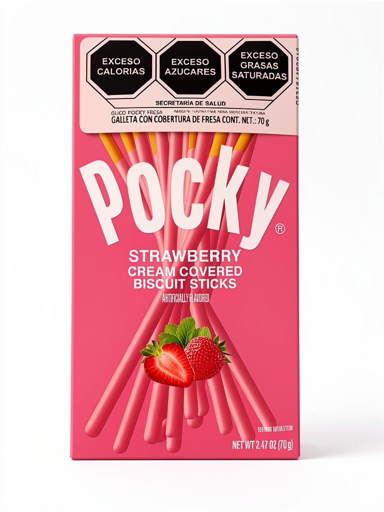 Pocky fresa 70 g