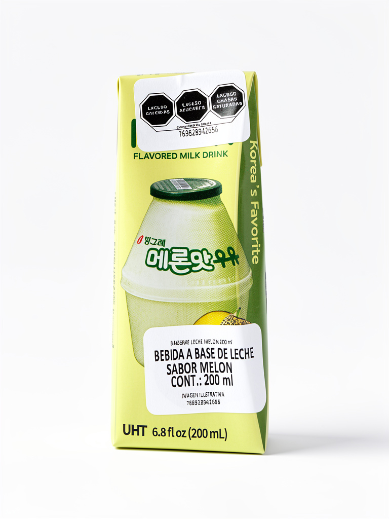 Binggrae leche sabor melón 200 ml