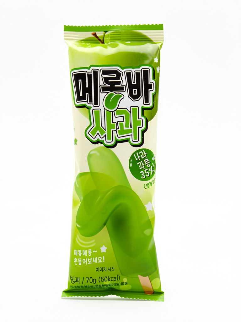 Paleta Hielo Manzana Verde