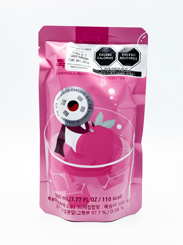 Cantabile té sabor durazno 230 ml