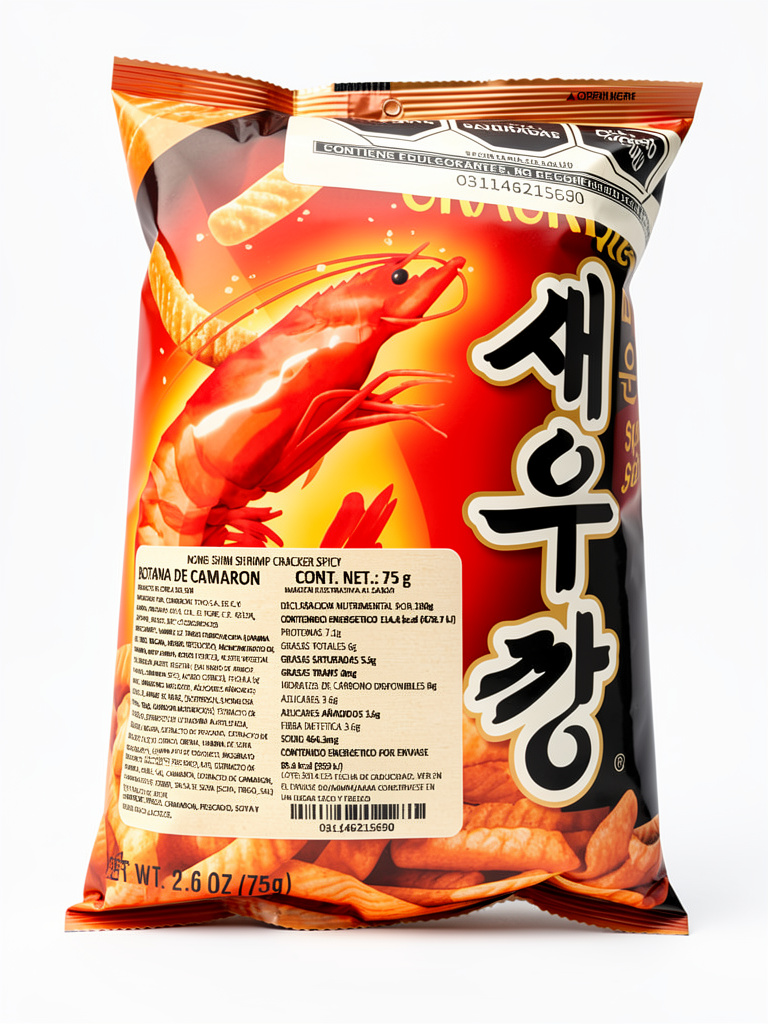 Nongshim Shrimp Cracker Spicy 75 g
