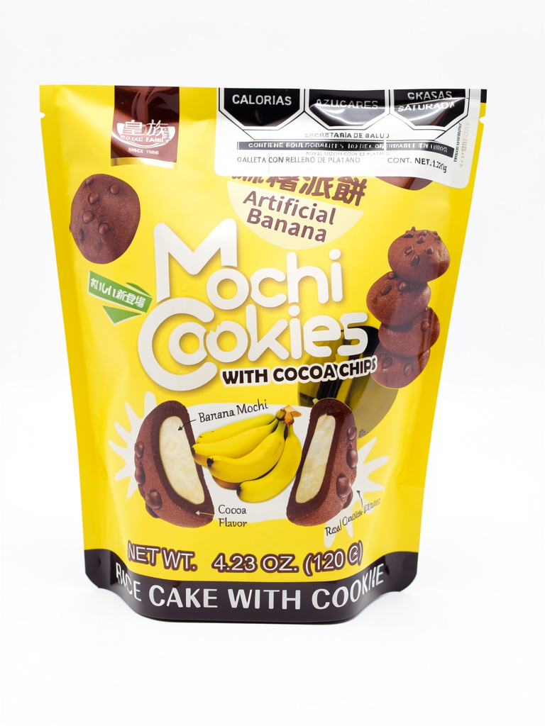 Royal Mochi Cookies plátano 120 g