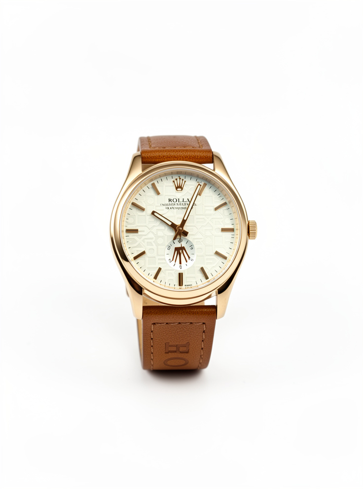 Rolex manilla de cuero caballero
