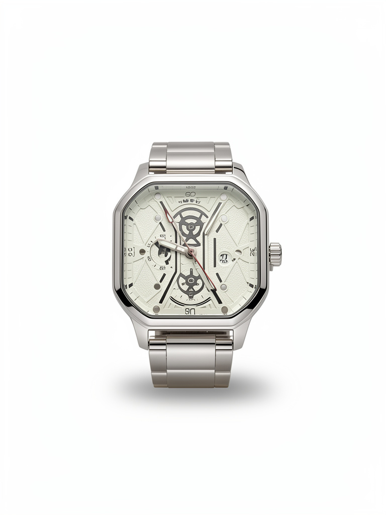 Reloj heryi cuadrado acerado