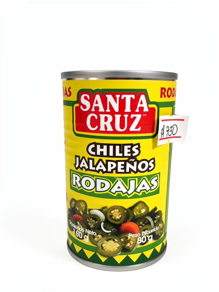 Santa Cruz chiles jalapeños rodajas