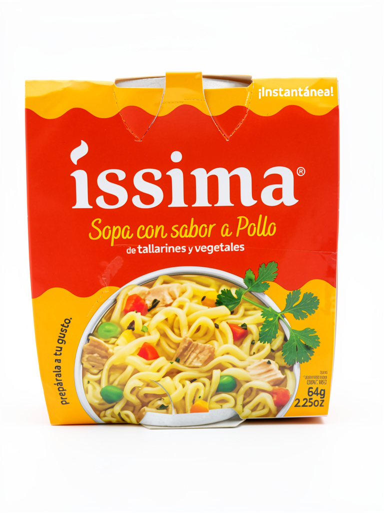 Issima sopa pollo instantanea