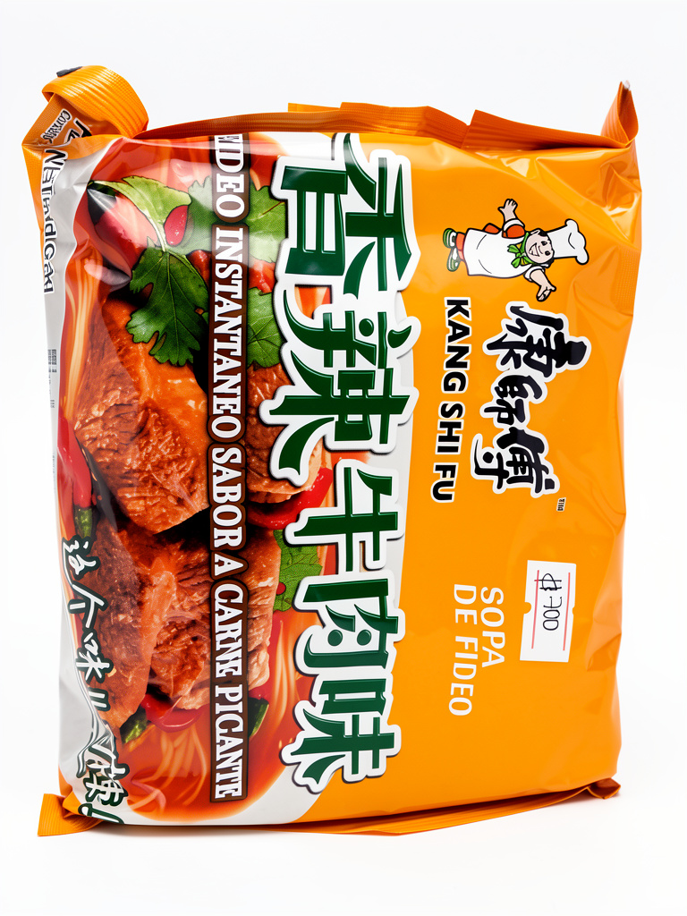Kang Shi Fu sopa de fideo carne picante