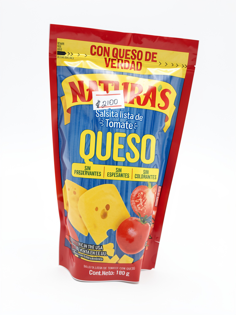 Naturas salsa tomate queso