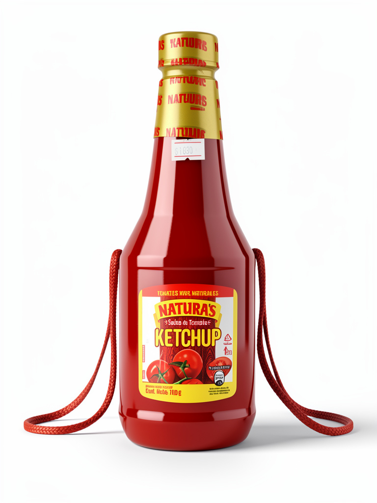 Naturas ketchup rojo 700 g