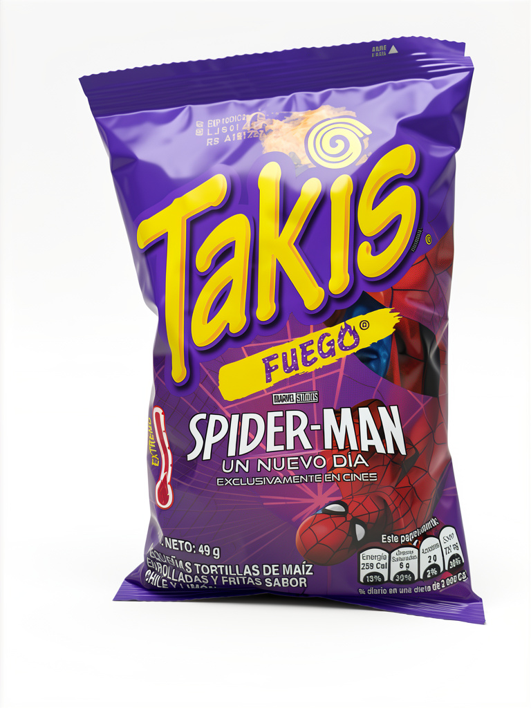 Takis Fuego Spider-Man