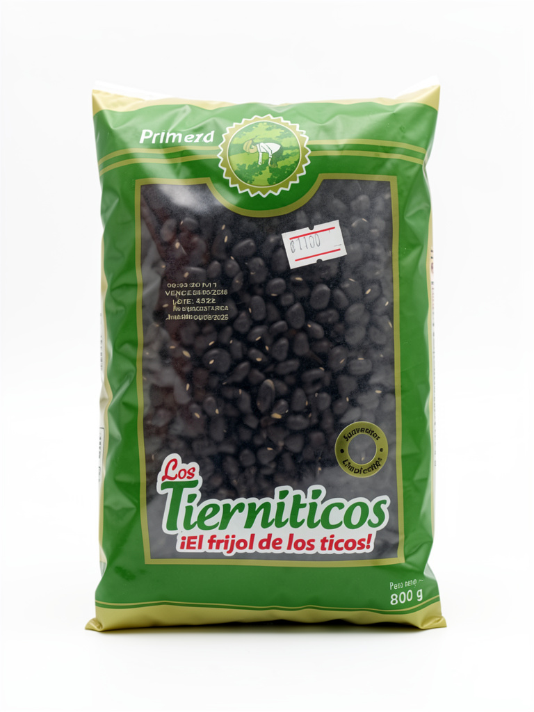 Los Tiernitos frijol negro 800g