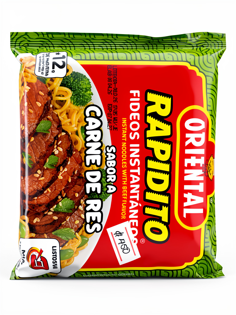 Oriental Rapidito fideos carne de res Maruchan
