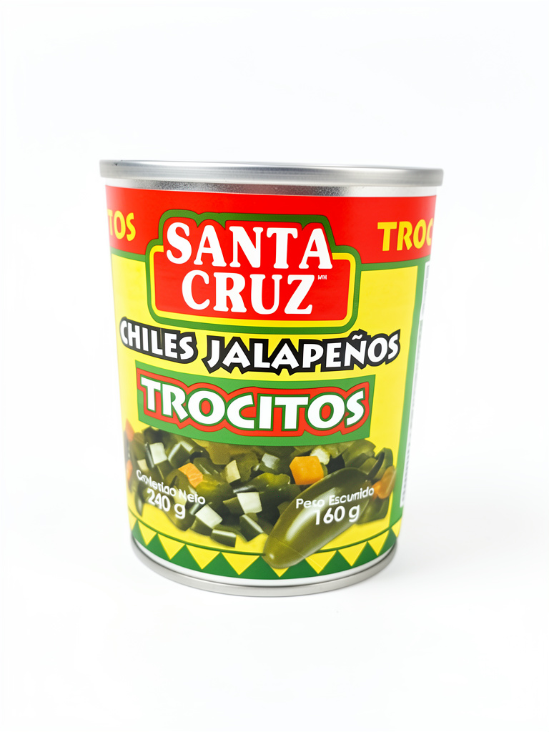 Santa Cruz chiles jalapeños trocitos160g