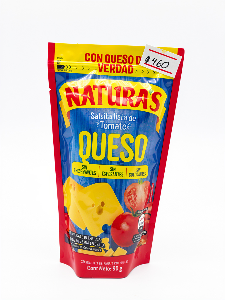 Naturas salsa de queso 90g