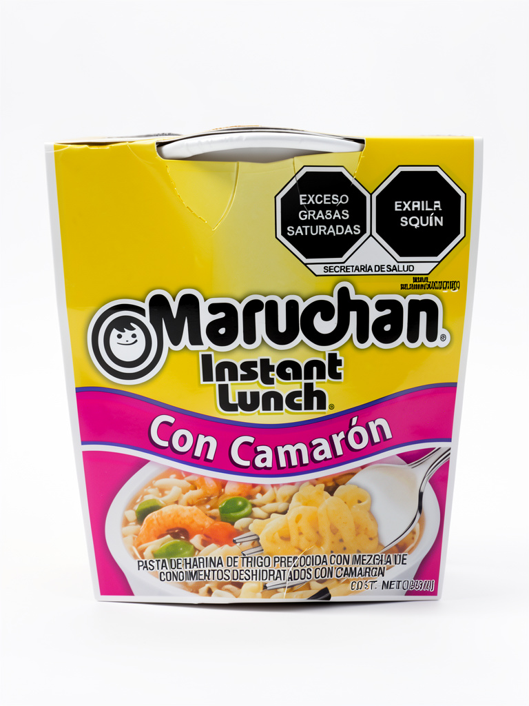 Maruchan Instant Lunch camarón y chile piquín