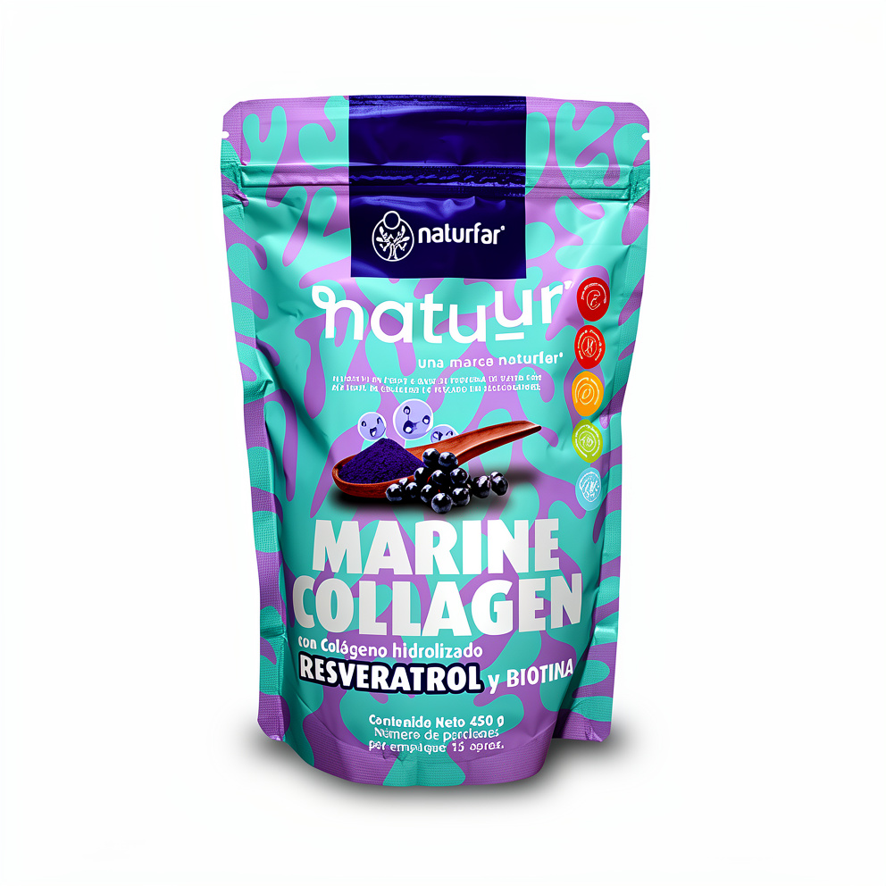 Marine Collagen Resveratrol 450Gr. Natufar