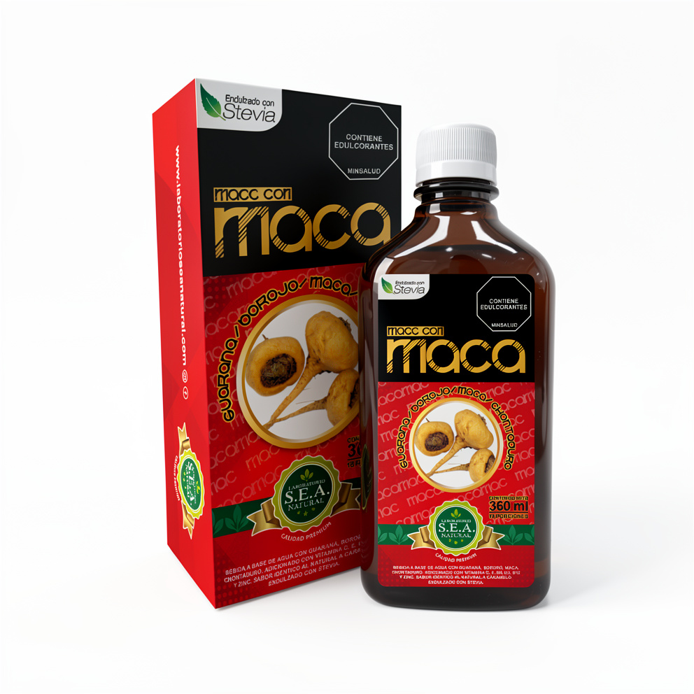 Macc con Maca 360ml. Jarabe S.E.A
