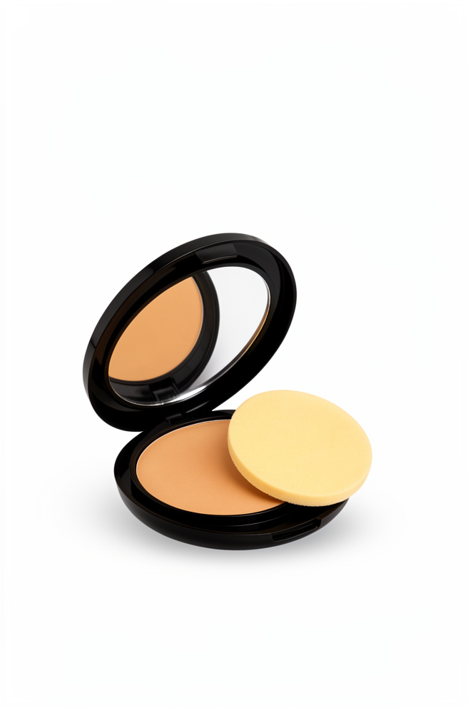 POLVO COMPACTO CON esponja facial FLOWER J15-A