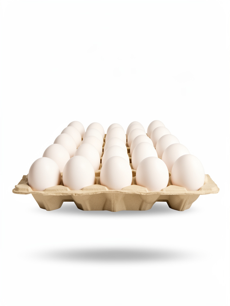 Bandeja Huevo blanco Jumbo