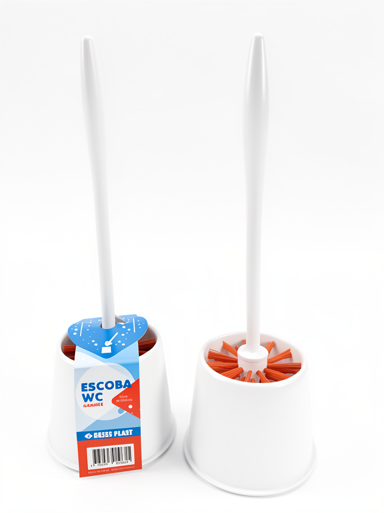 Cepillo de baño blanco
