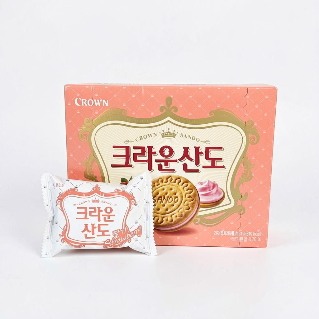 Galleta Crown Sando fresa