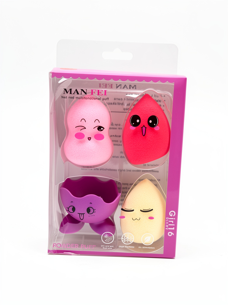 esponjas de maquillaje con base