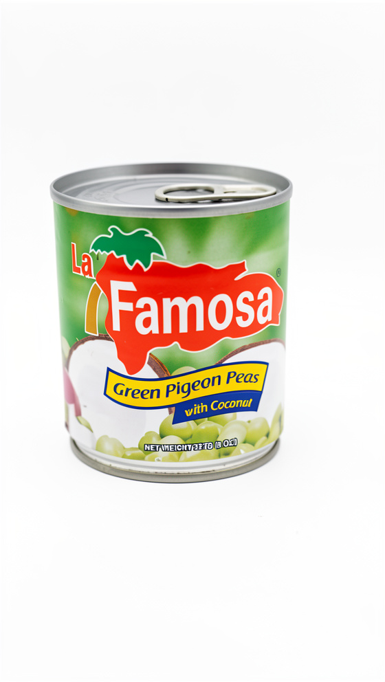 La Famosa Guandules Verdes con Coco 8oz