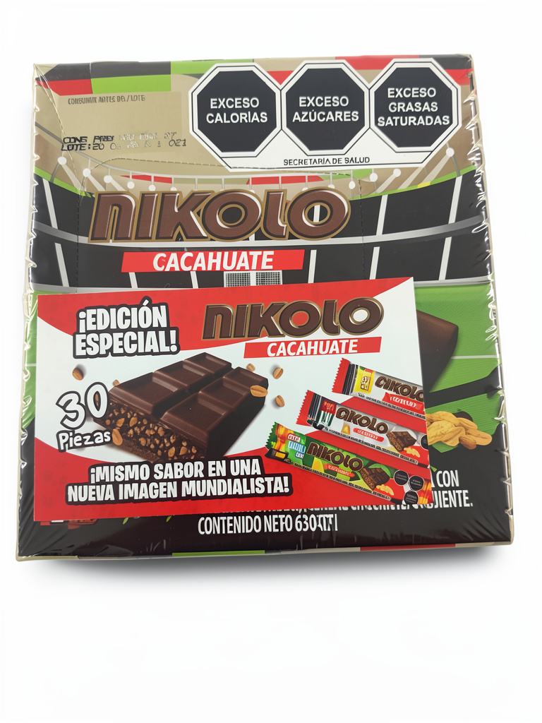 Chocolate Nikolo 630gr/30pzas