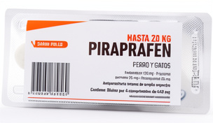 PIRAPRAFEN ANTIPARASITARIO 4 TAB - (5-20Kg)