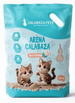 ARENA CALABAZA CLASICA 10kg - TALCO DE BEBE