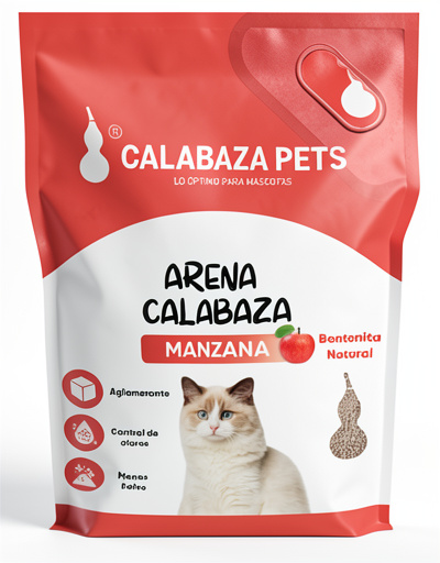 ARENA CALABAZA CLASICA 10kg - MANZANA