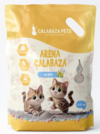 ARENA CALABAZA CLASICA 10kg - JAZMÍN