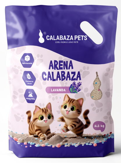 ARENA CALABAZA CLASICA 4.5Kg - LAVANDA