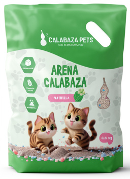 ARENA CALABAZA CLASICA 4.5Kg - VAINILLA