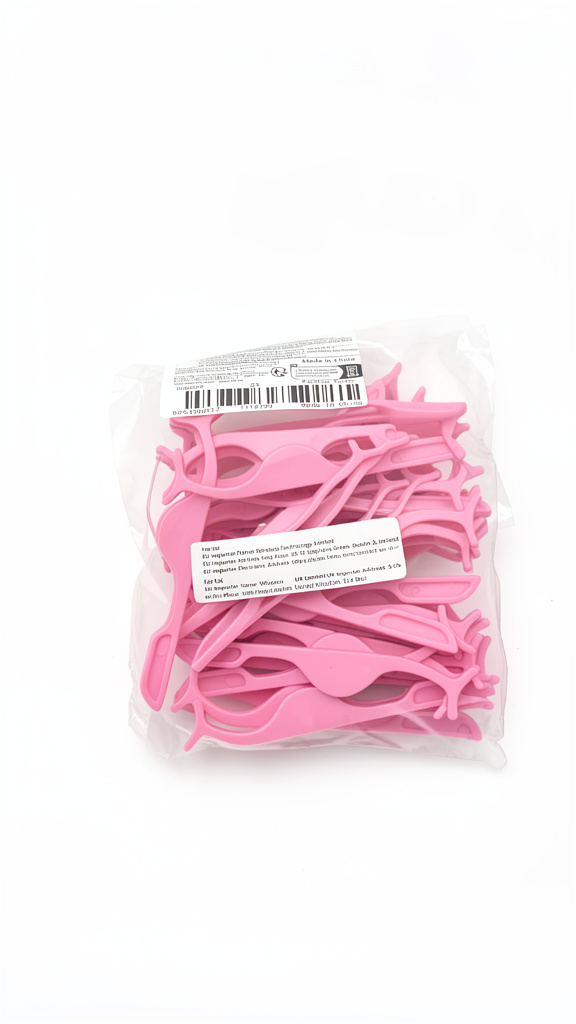 Pinzas para cabello rosa