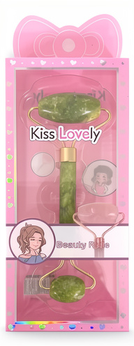 Kiss Lovely rodillo facial rosa