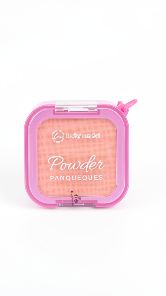 Lucky Model polvo panqueques rosado