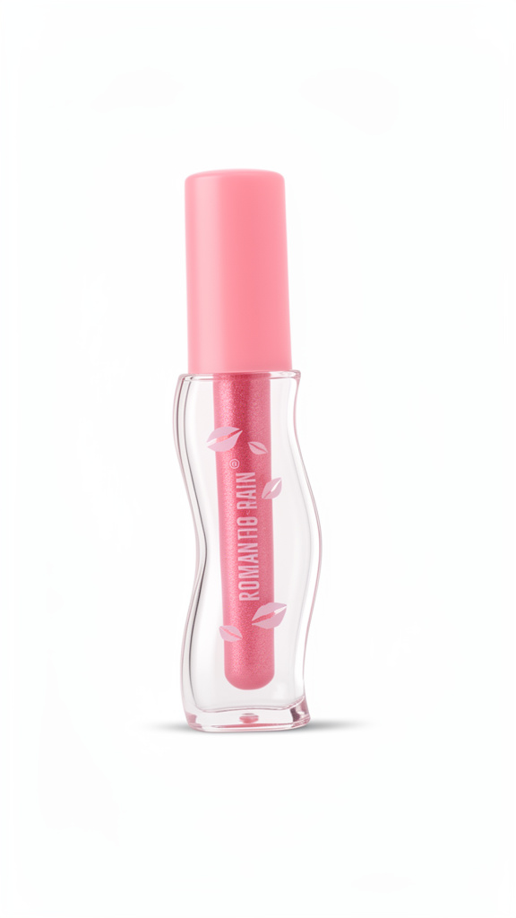 Crece labios Romantic Rain brillo labial rosado