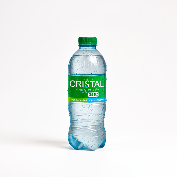 Agua Cristal Con Gas 250 ML.