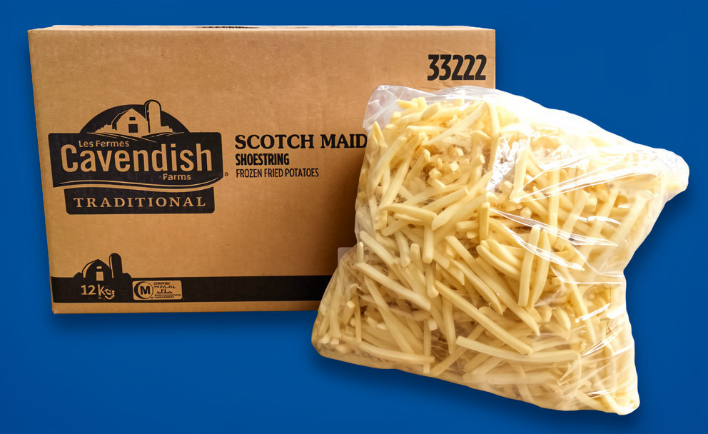 Papas Cavendish Caja - 12 Kg