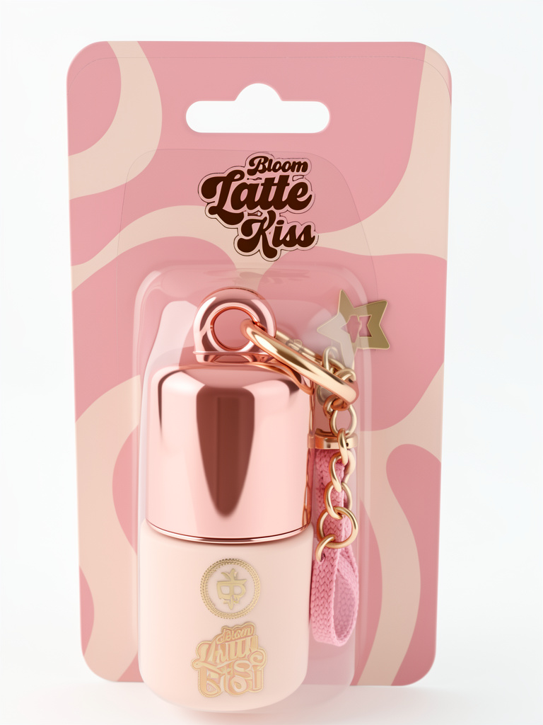 Bloomshell Bloom Latte Kiss llavero