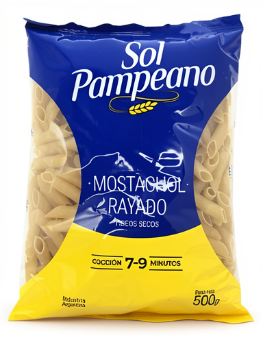 FIDEOS SOL PAMPEANO MOSTACHOL X 500GR