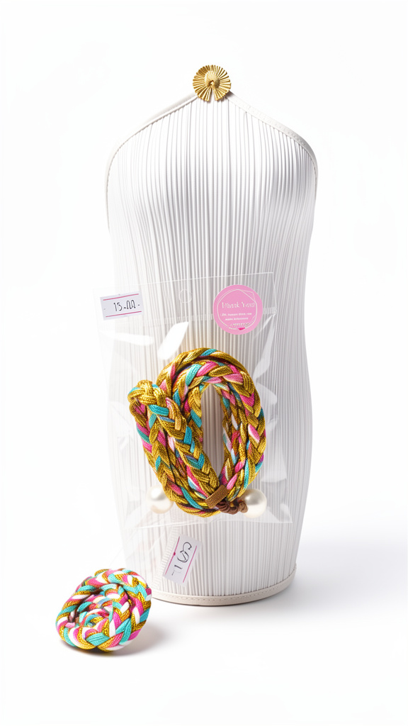 Accesorio multicolor trenzado