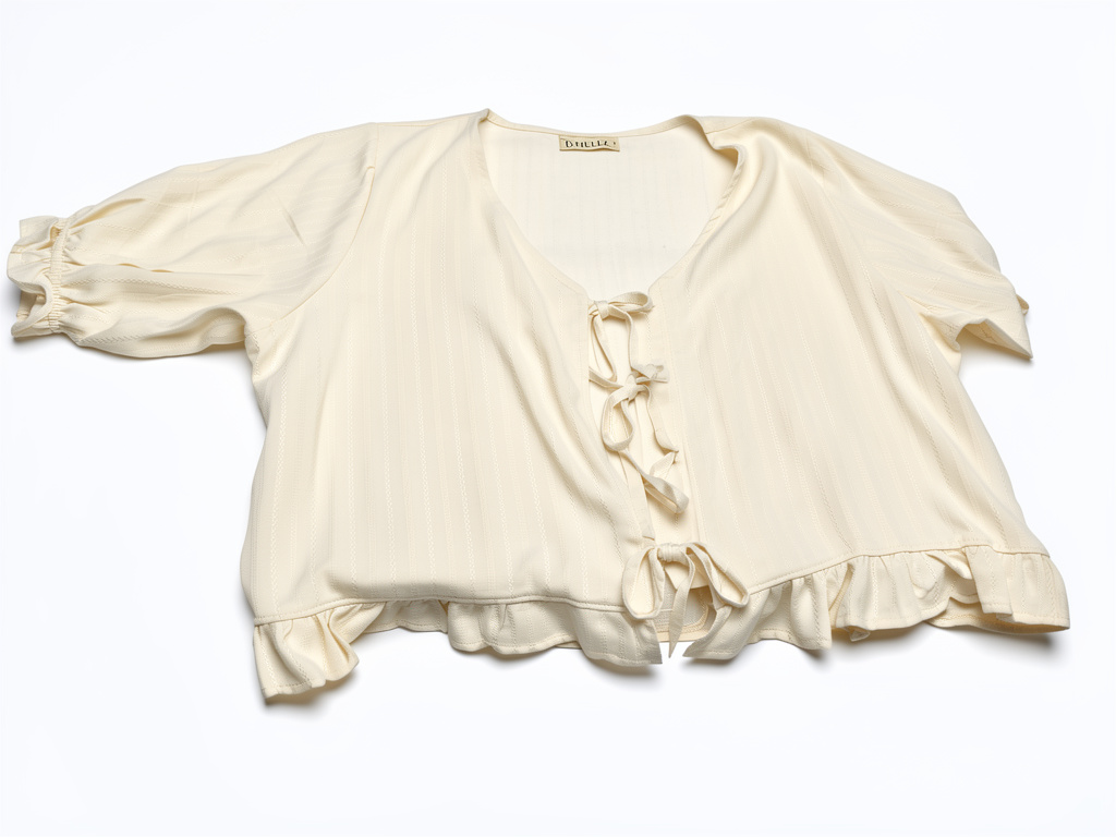 Blusa crema lazo D nella